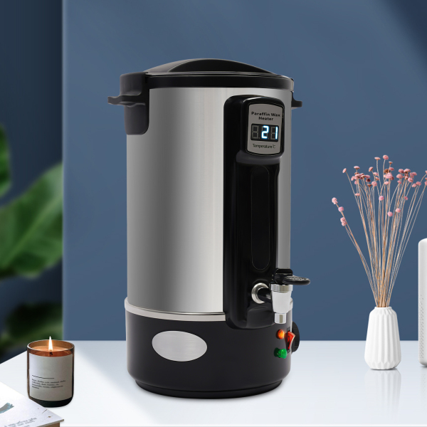 Wax Melter 8L Candle Making Wax Furnace Large Cast Wax Furnace DIY Candle Furnace Adjustable Temperature 86℉-212℉ LED Digital Display