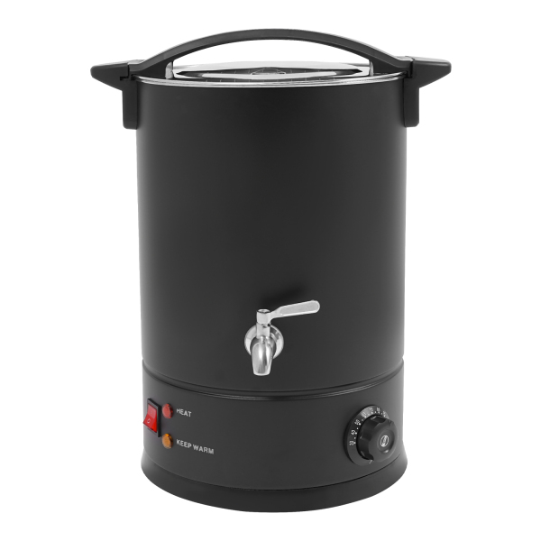 12L Wax Melter, Large Wax Melter, Electric Wax Melt Kit can be Used to Melt such as Soy Wax, Paraffin Wax, Beeswax - Black