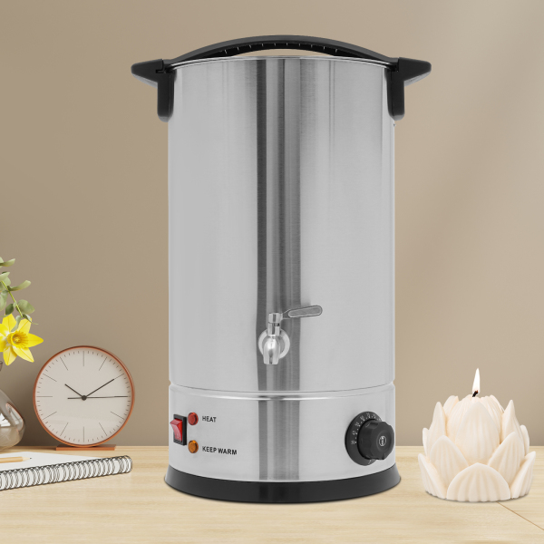15L Electric Wax Melt Oven, Wax Melter, Wax Melter for Candle Making - Silver