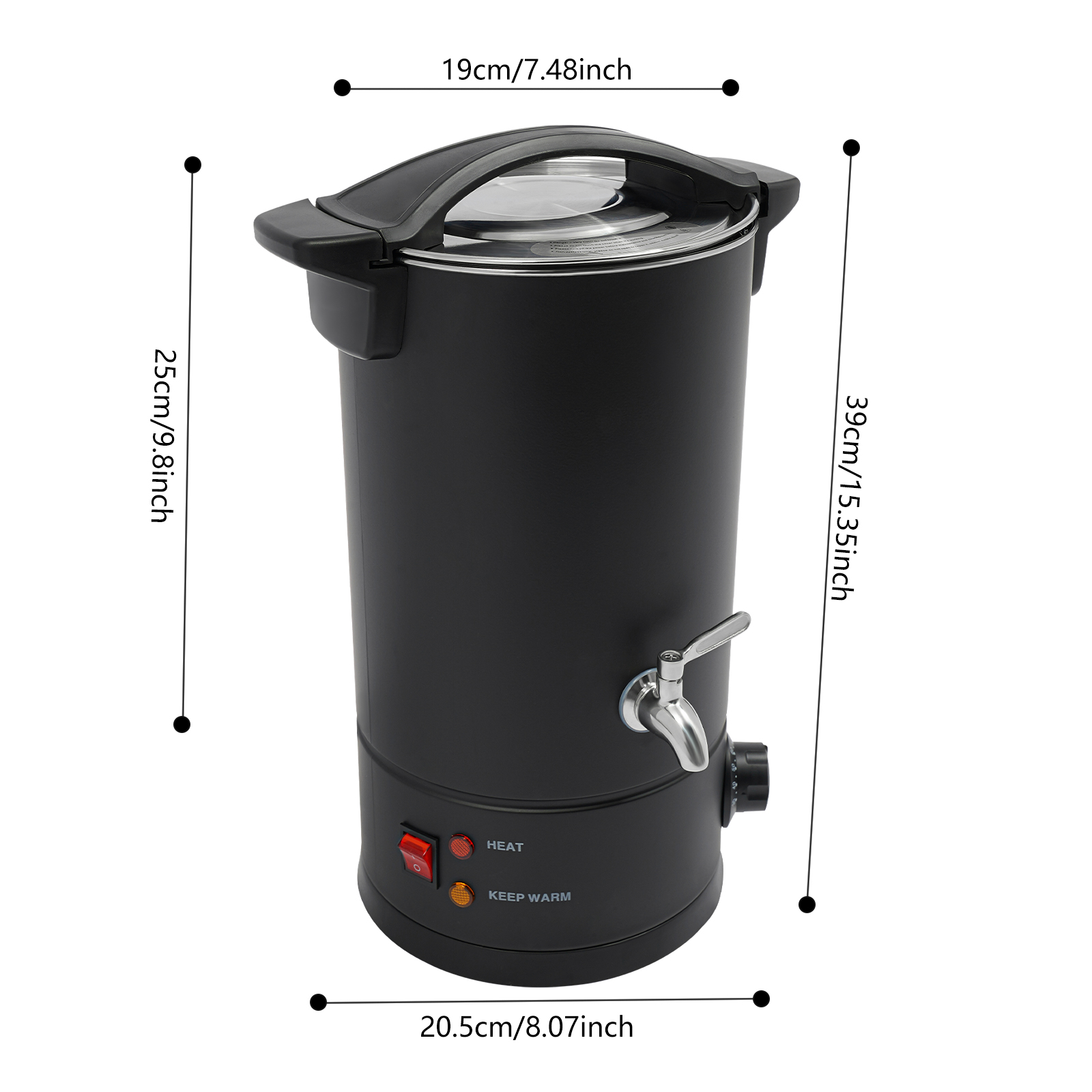 10L Wax Melter, Large Wax Melter, Electric Wax Melt Kit can be Used to Melt such as Soy Wax, Paraffin Wax, Beeswax - Black 10L Wax Melter, Large Wax Melter, Electric Wax Melt Kit can be Used to Melt such as Soy Wax, Paraffin Wax, Beeswax - Black