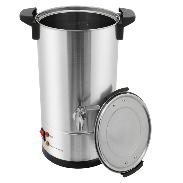 10L Wax Melter, Large Wax Melter, Electric Wax Melt Kit can be Used to Melt such as Soy Wax, Paraffin Wax, Beeswax - Silver