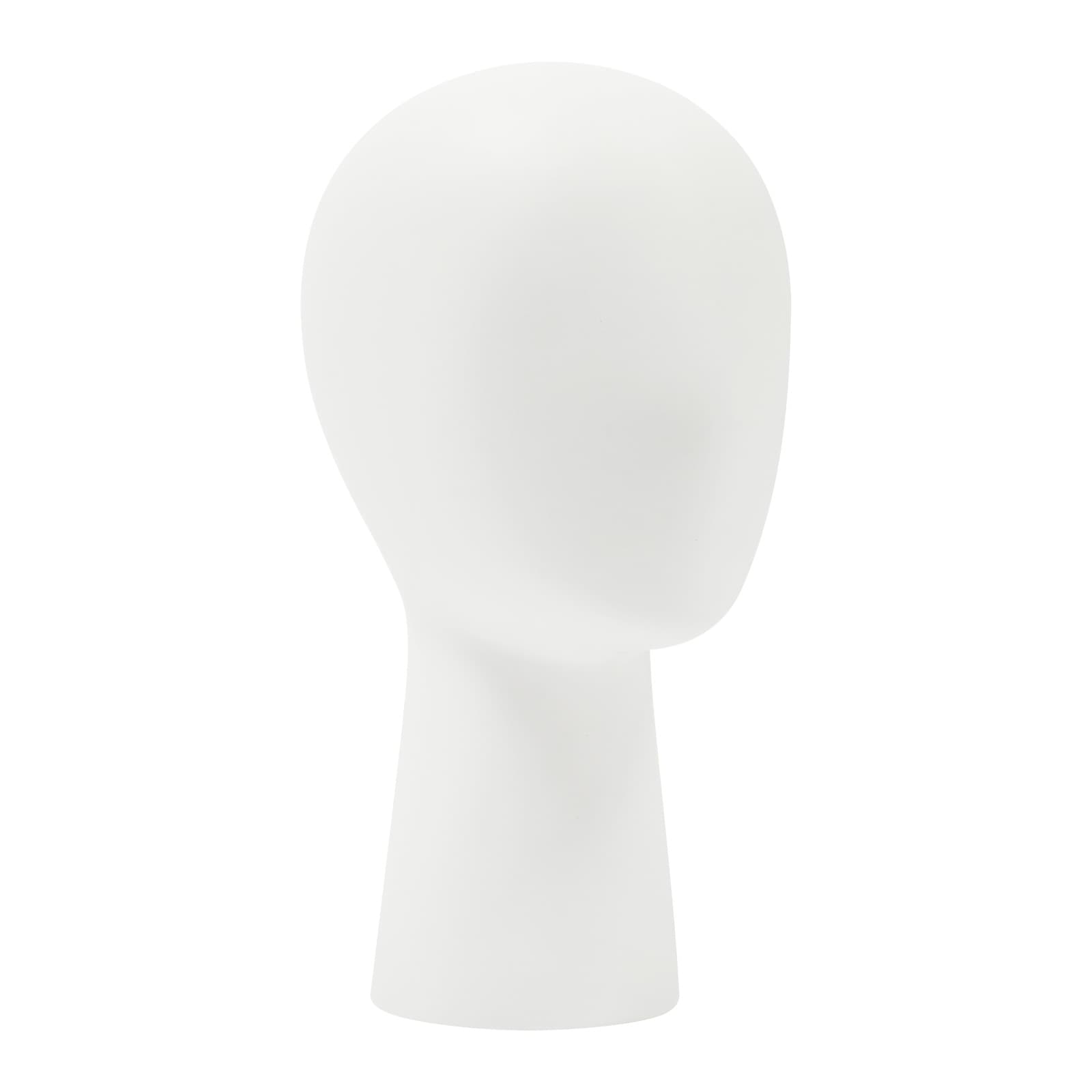 Short display head model head circumference 56cm-white, hat wig display stand, simulation head display stand, mannequin head stand