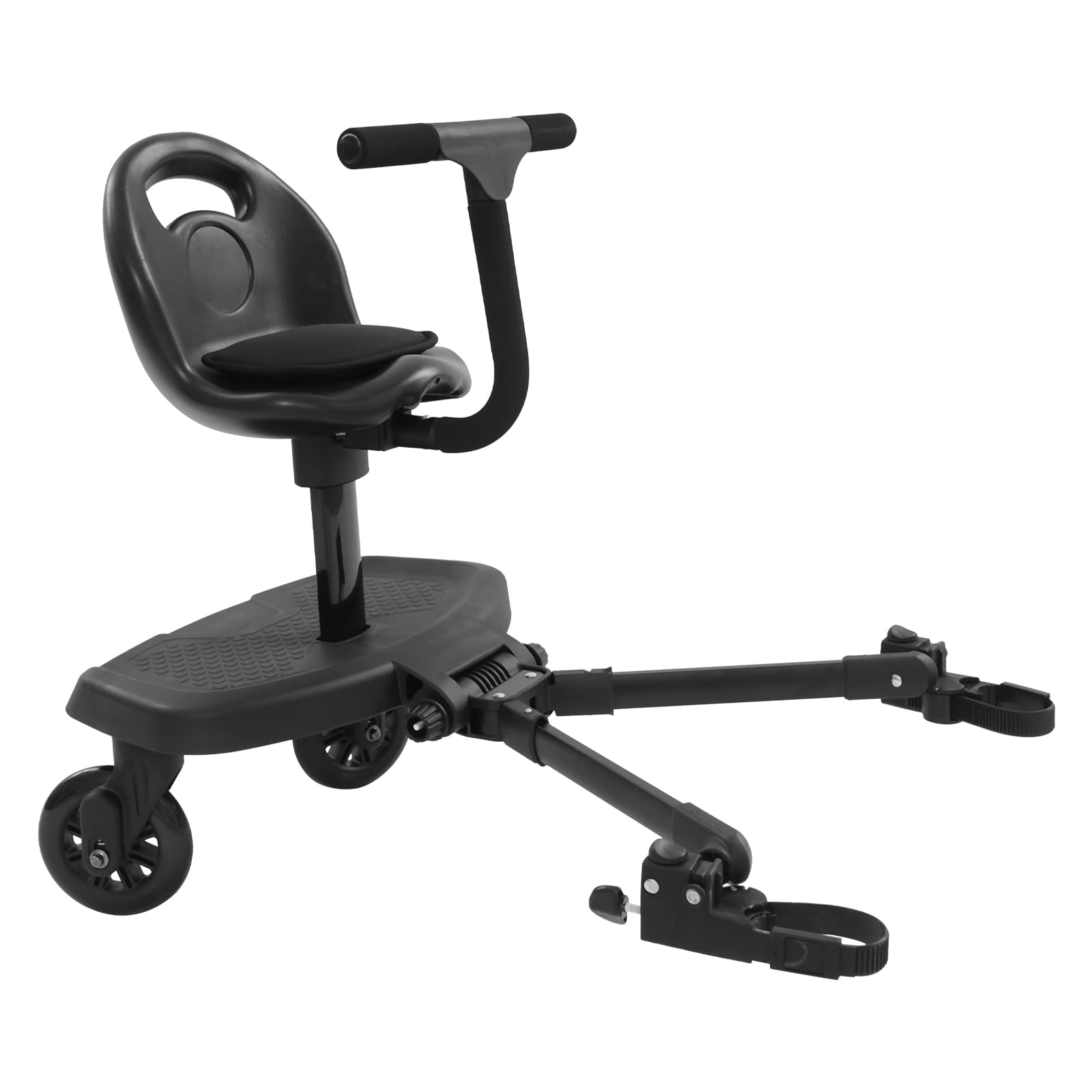 Stroller auxiliary pedal + seat ,Universal Baby HandCart Board, Child HandCart Attachment, Baby HandCart with Seat