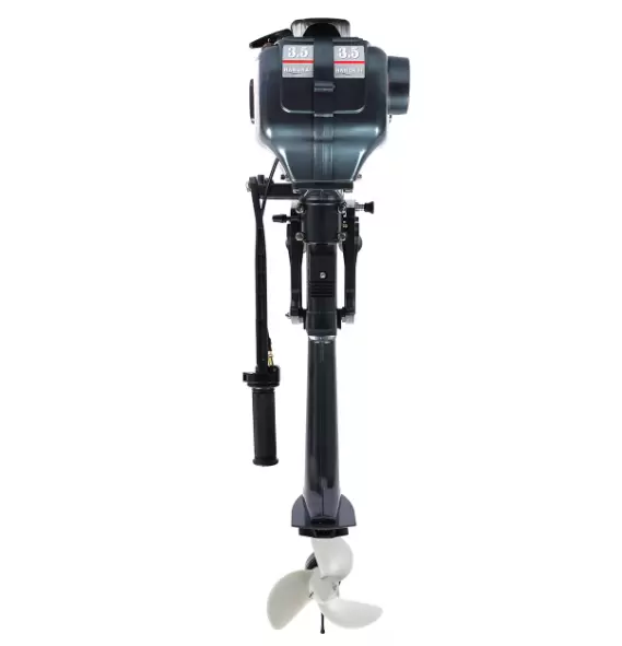 2-Stroke Outboard Motor Boat Engine Motor Water Cooling System for Sailboats Powerful 3.5-horsepower Two-stroke Engine CDI Ignition System