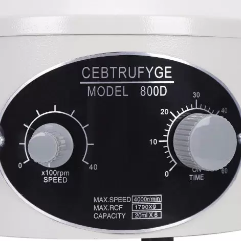 Tabletop Centrifuge 4000rpm 25W Electric Desktop Centrifuge with Adjustable Speed and Tabletop Timer 6 x 20ml