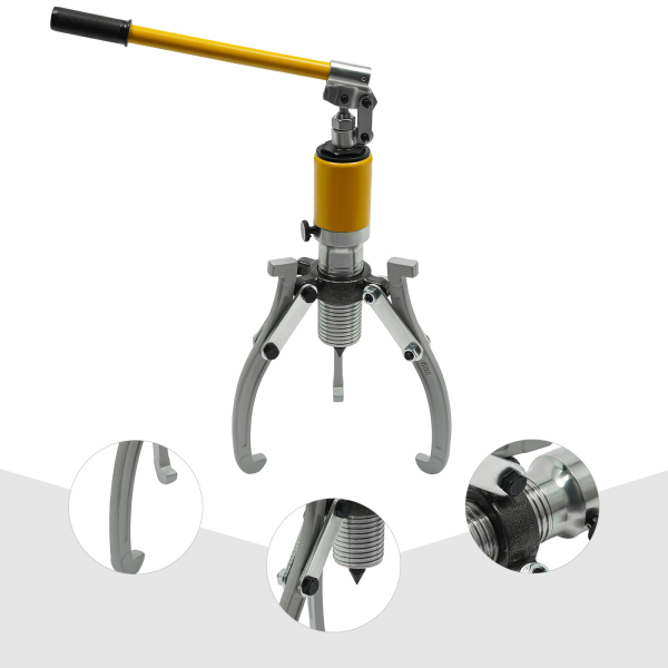 Hydraulic Puller Pulling Gears for Hub Flanges 15T Hydraulic Puller Pump Tool Set Used To Disassemble Truck Wheels Sprockets Wheel Bearings
