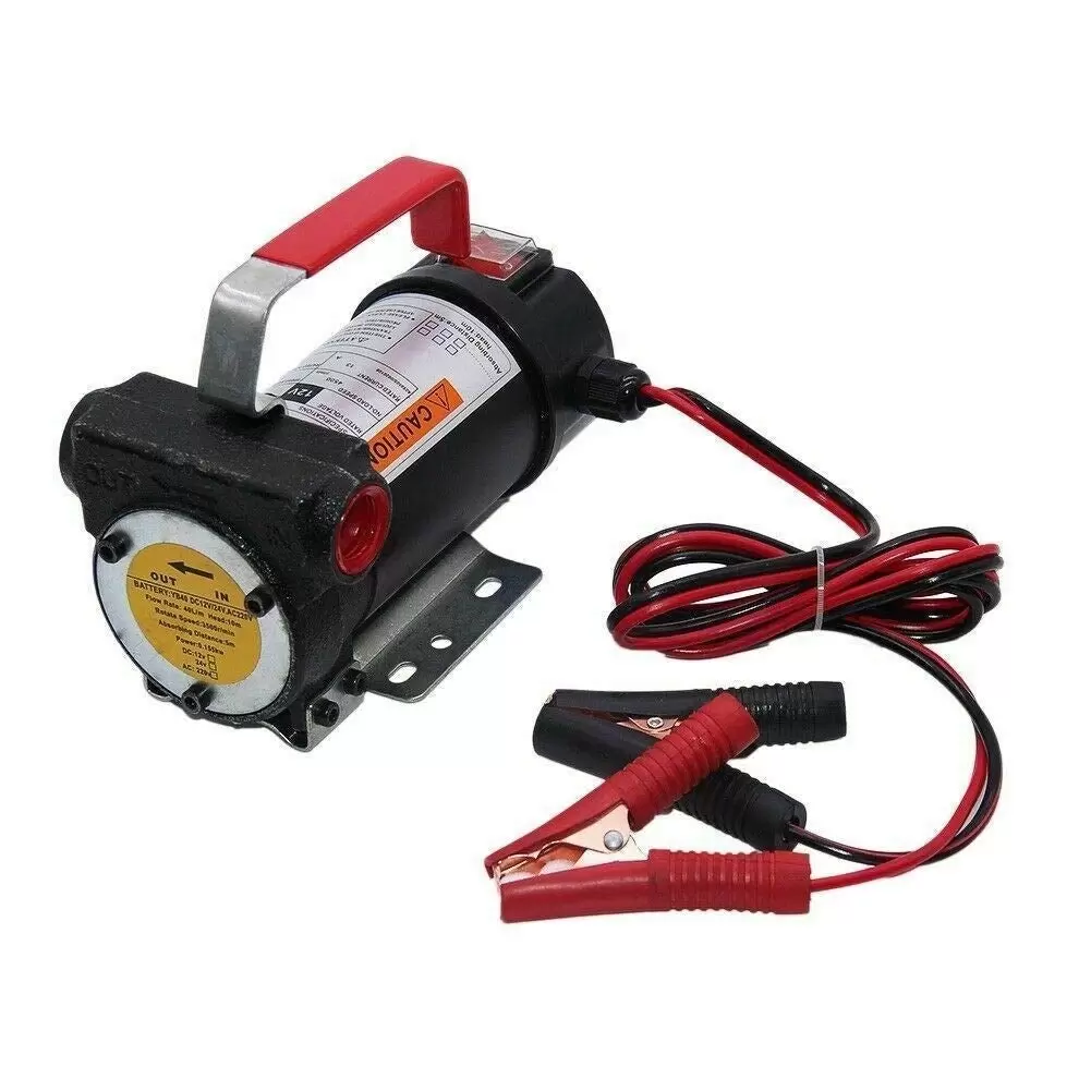 Electric Diesel Pump Kit, 40 L/min, 12 V, 175 W, Oil Suction Pump, Transmission Pump