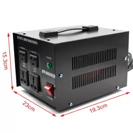 Voltage Converter 110V-220V/220V-110V USA Transformer to European Plug Automatic Step Up & Step Down (1000W)