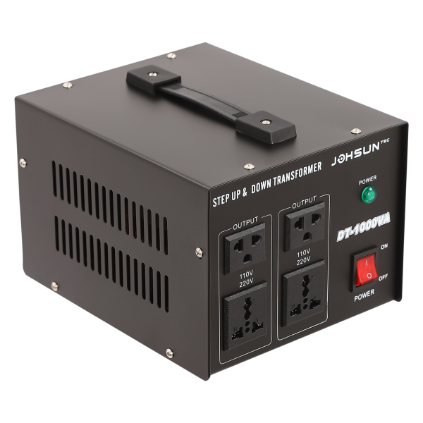 Voltage Converter 110V-220V/220V-110V USA Transformer to European Plug Automatic Step Up & Step Down (1000W)
