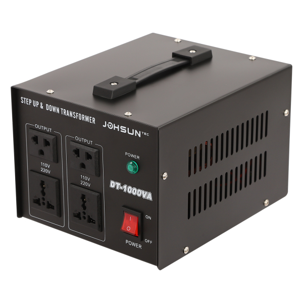 Voltage Converter 110V-220V/220V-110V USA Transformer to European Plug Automatic Step Up & Step Down (1000W)