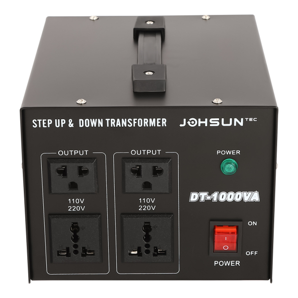 Voltage Converter 110V-220V/220V-110V USA Transformer to European Plug Automatic Step Up & Step Down (1000W)