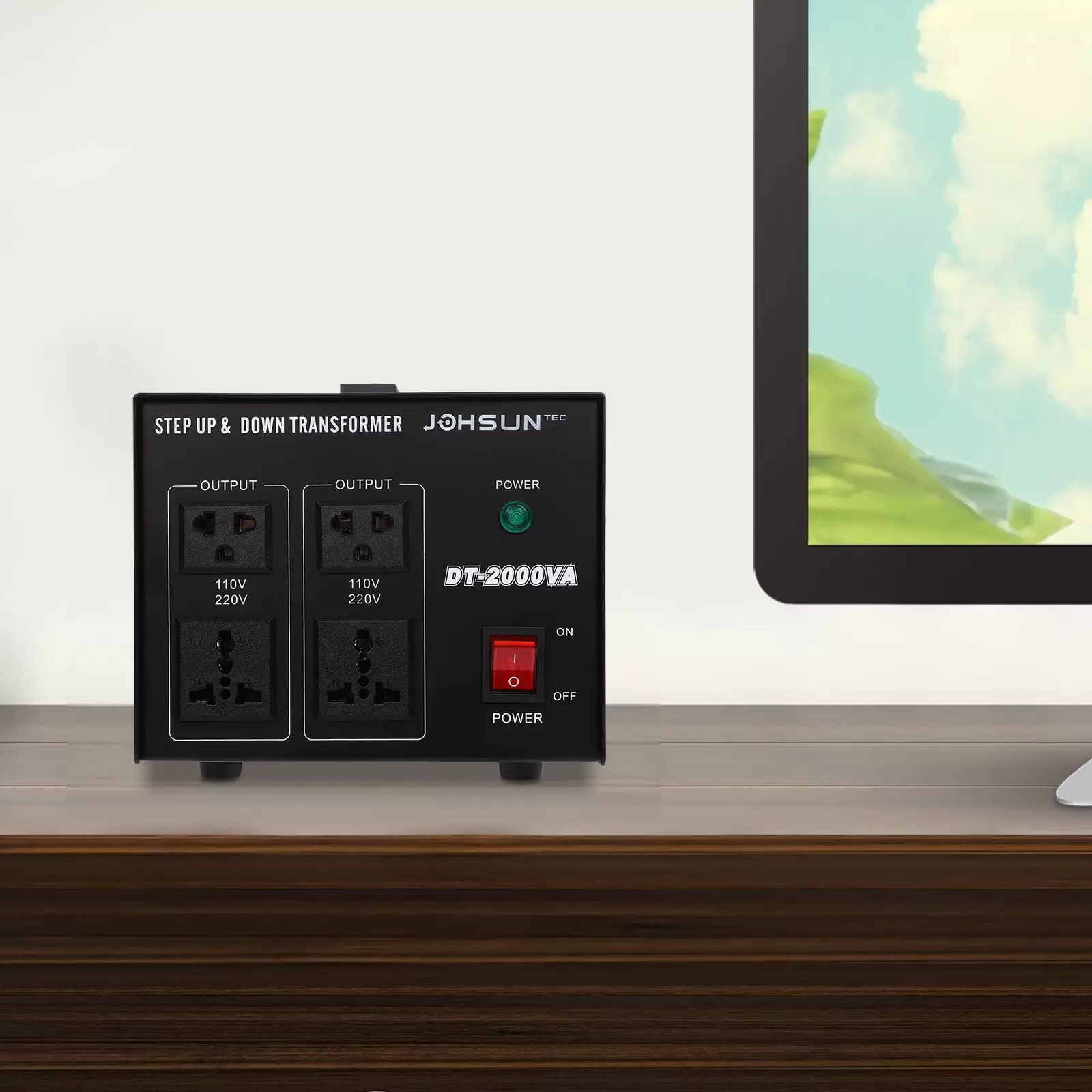 Voltage Converter 110V-220V/220V-110V USA Transformer to European Socket Automatic Step Up & Step Down (1600W) Voltage Converter 110V-220V/220V-110V USA Transformer to European Socket Automatic Step Up & Step Down (1600W)
