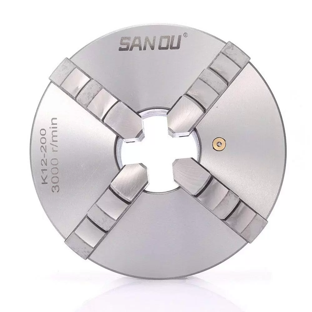 Professional 4-jaw collet chuck, diameter: 100 mm, 4-jaw chuck, for lathe Professional 4-jaw collet chuck, diameter: 100 mm, 4-jaw chuck, for lathe
