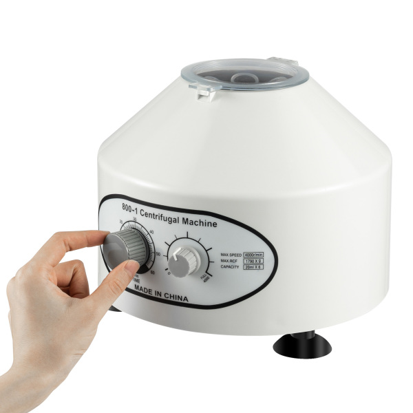 20Ml*6 Laboratory Centrifuge Table Centrifuge 4000Rpm Centrifuge 220V Electric Centrifuge Machine with Power Cord for Lab Food Industry