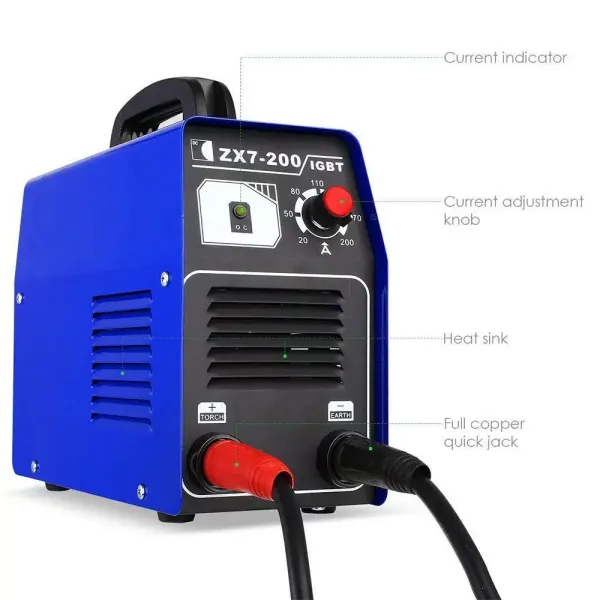 Inverter Welding Machine MMA IGBT Electrode Welding Machine 200A Electrodes 2.5mm Arc Inverter Inverter Welding Machine MMA IGBT Electrode Welding Machine 200A Electrodes 2.5mm Arc Inverter
