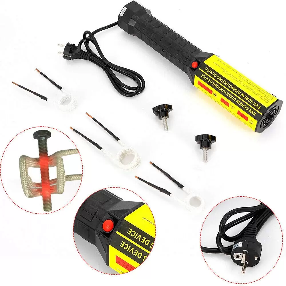 Magnetic Heater 1000W Mini Portable Electromagnetic Bolt Heater Kit