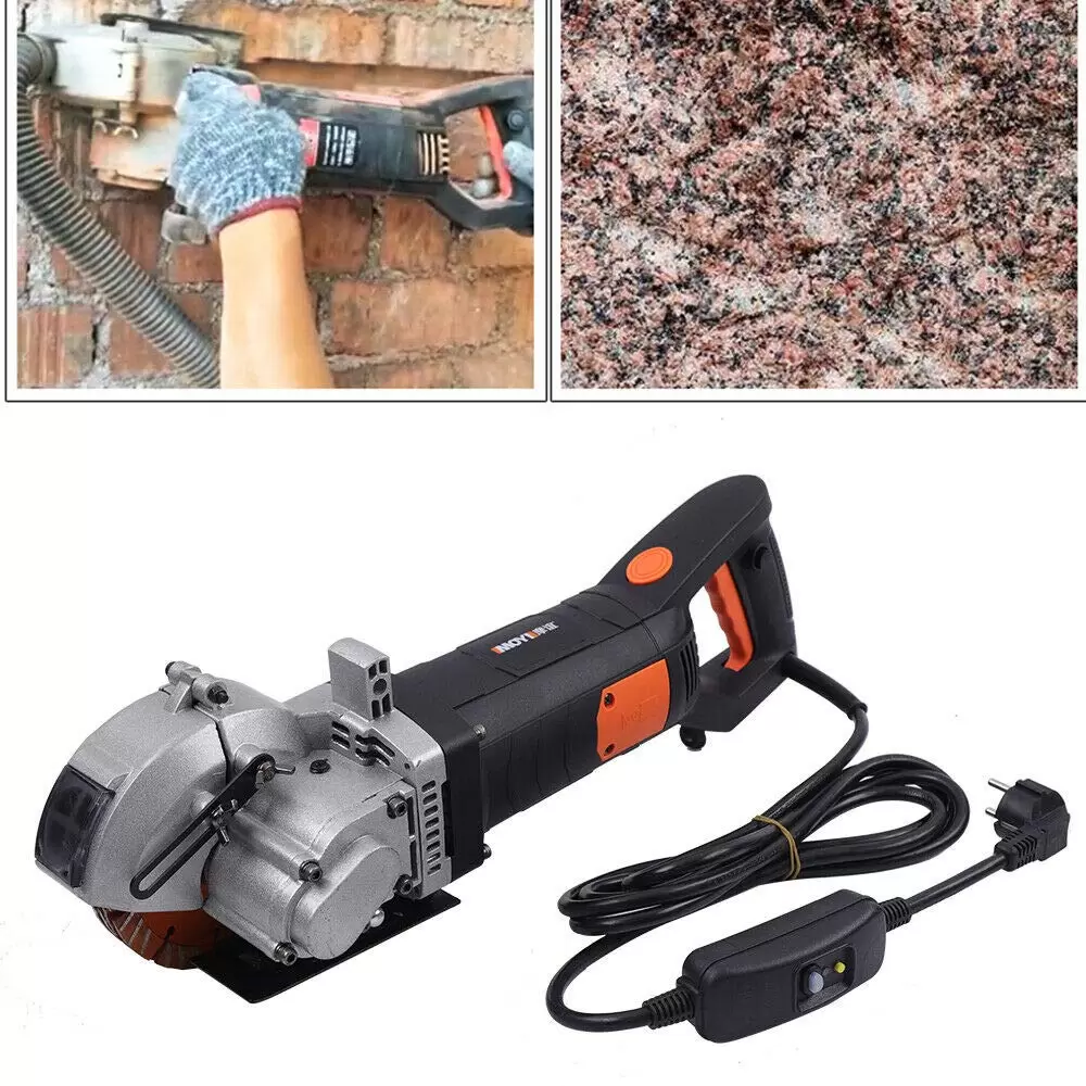 4800W Electric Wall Groove Cutter Slot Cutter Wall Slotter Safe 5 Cutting Discs Wall Groove Cutter 360° Slotted with No Dead Ends Infrared Guidance Precise Slotting 4800W Electric Wall Groove Cutter Slot Cutter Wall Slotter Safe 5 Cutting Discs Wall Groove Cutter 360° Slotted with No Dead Ends Infrared Guidance Precise Slotting