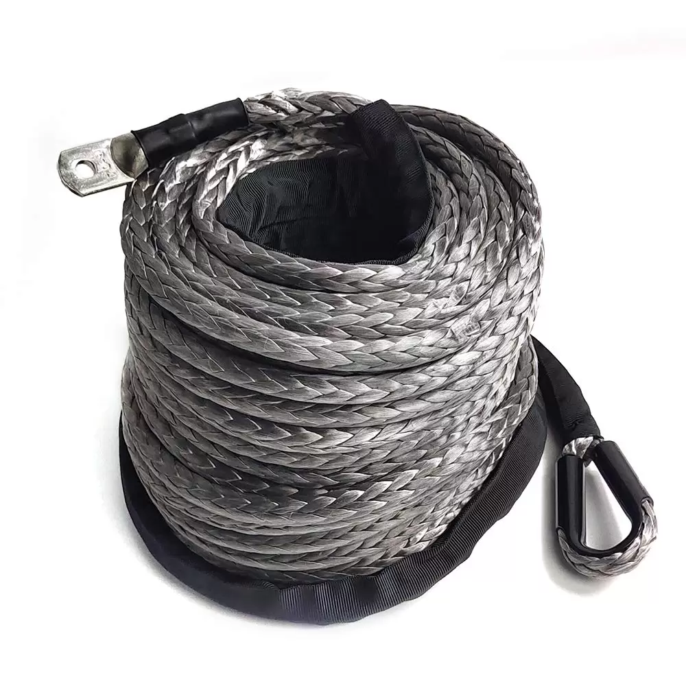 10mm*30m 23809 LBS Winch Rope Plastic Rope Forestry Rope Rope Window for Vehicles Jeeps Trucks ATVs Universal Transportation Vehicles