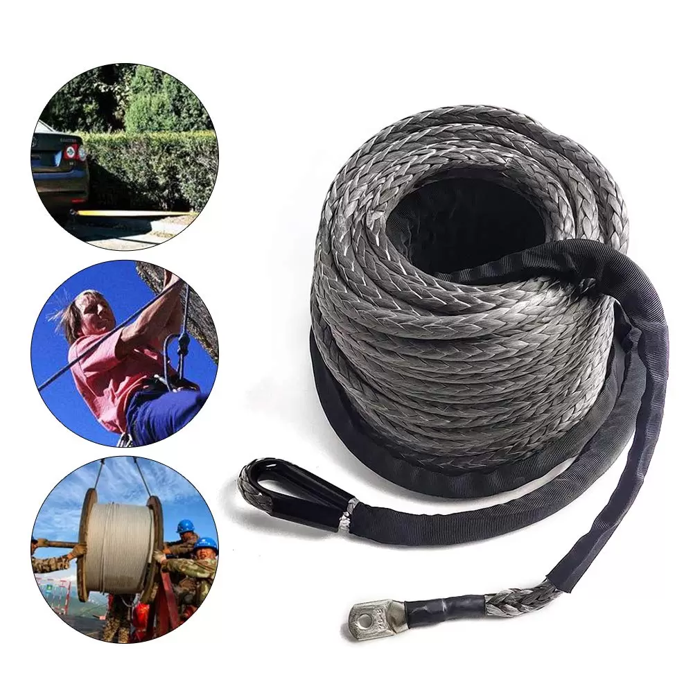 10mm*30m 23809 LBS Winch Rope Plastic Rope Forestry Rope Rope Window for Vehicles Jeeps Trucks ATVs Universal Transportation Vehicles 10mm*30m 23809 LBS Winch Rope Plastic Rope Forestry Rope Rope Window for Vehicles Jeeps Trucks ATVs Universal Transportation Vehicles