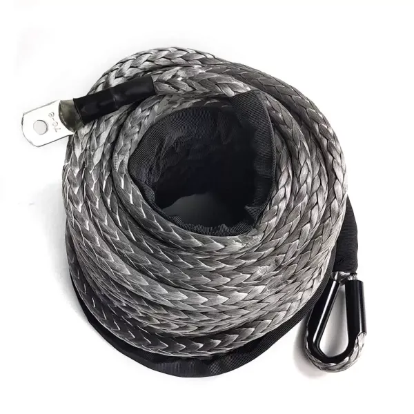 10mm*30m 23809 LBS Winch Rope Plastic Rope Forestry Rope Rope Window for Vehicles Jeeps Trucks ATVs Universal Transportation Vehicles