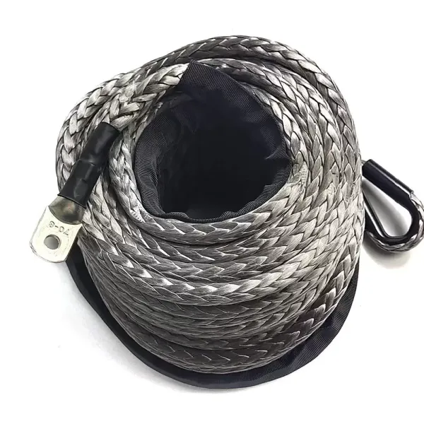 10mm*30m 23809 LBS Winch Rope Plastic Rope Forestry Rope Rope Window for Vehicles Jeeps Trucks ATVs Universal Transportation Vehicles