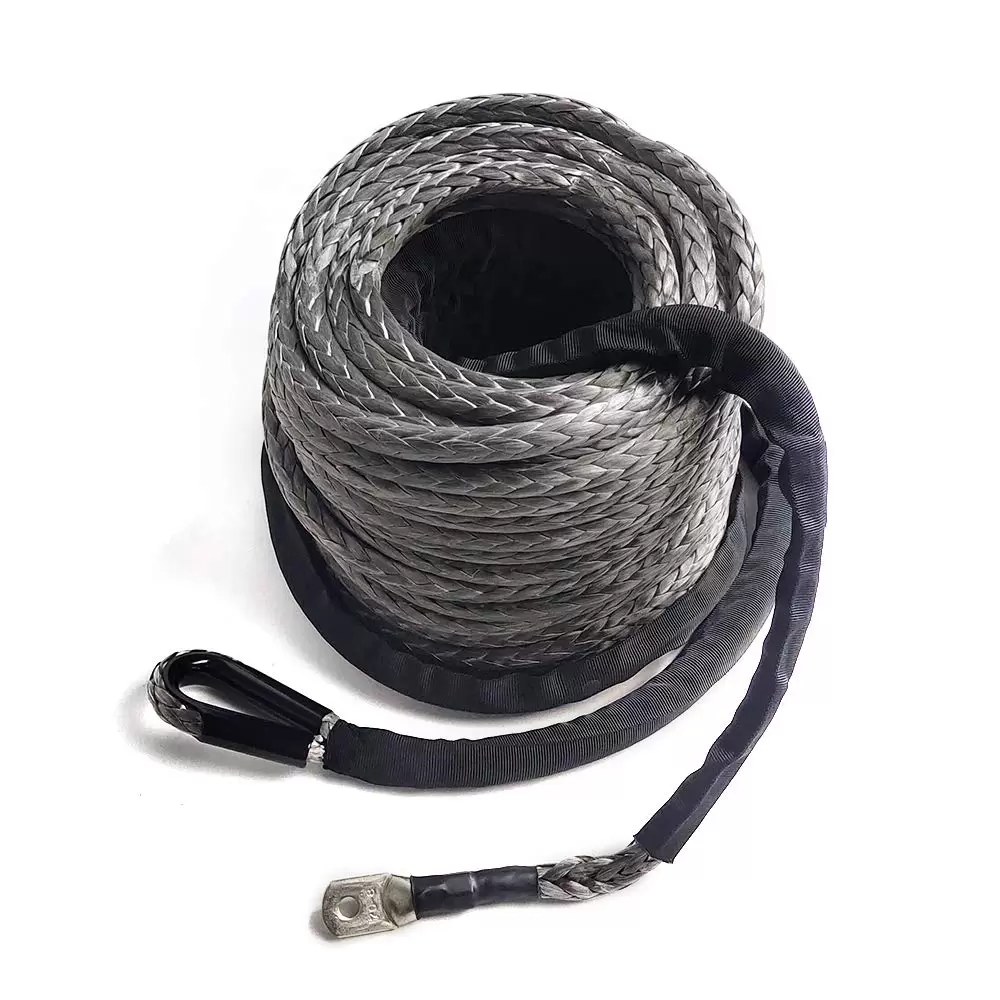 10mm*30m 23809 LBS Winch Rope Plastic Rope Forestry Rope Rope Window for Vehicles Jeeps Trucks ATVs Universal Transportation Vehicles