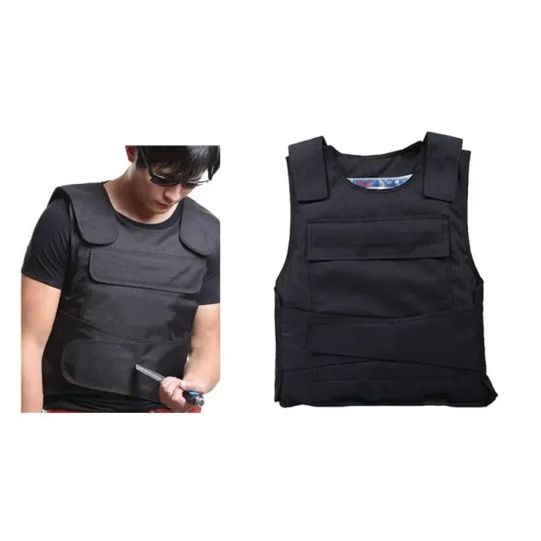 Protective vest against sharp weapons - Discreet wear - Front and rear upper body protection