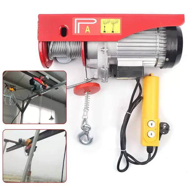 Electric Cable Winch Electric Winch Hoist 1450 W Electric Hoist for Home Workshop Garage Shop.
