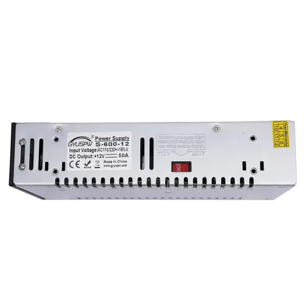 Converter Power Supply Adapter Switch Transformer with On/Off Switch Max 50A 600W Voltage Converter Transformer Power Converter Circuit Breaker Protection