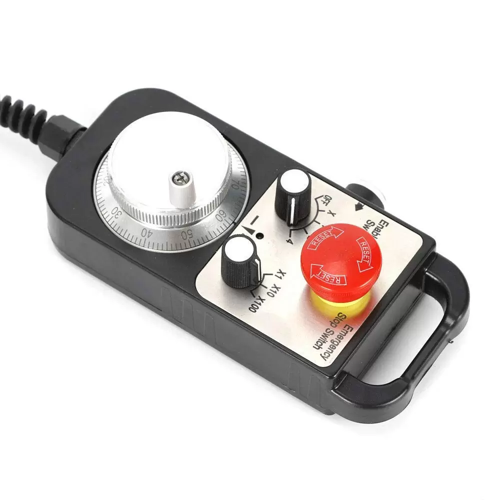 Electronic Handwheel MPG Pendant Pendant for 4 Axis CNC Lathe Suitable for Commercial Machines as Replacement Control Devices Electronic Handwheel MPG Pendant Pendant for 4 Axis CNC Lathe Suitable for Commercial Machines as Replacement Control Devices