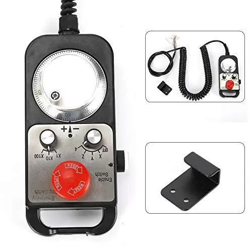 Electronic Handwheel MPG Pendant Pendant for 4 Axis CNC Lathe Suitable for Commercial Machines as Replacement Control Devices Electronic Handwheel MPG Pendant Pendant for 4 Axis CNC Lathe Suitable for Commercial Machines as Replacement Control Devices