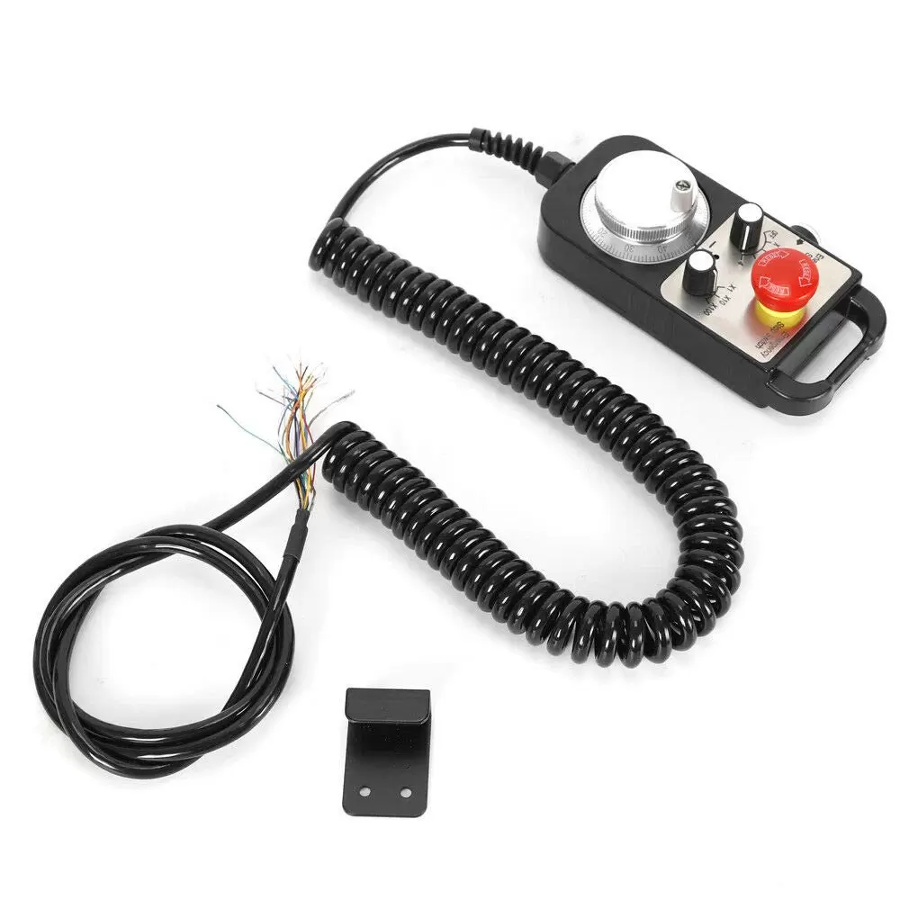 Electronic Handwheel MPG Pendant Pendant for 4 Axis CNC Lathe Suitable for Commercial Machines as Replacement Control Devices