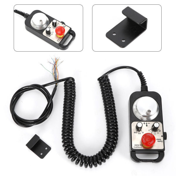 Electronic Handwheel MPG Pendant Pendant for 4 Axis CNC Lathe Suitable for Commercial Machines as Replacement Control Devices
