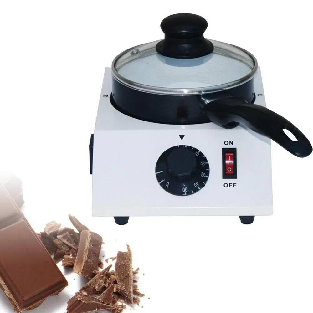 Electric Chocolate Melting Machine - Non-stick Aluminum and Ceramic Melting Pot for Melting Solid Chocolate into Sauce