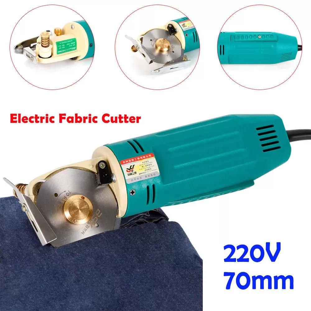Mini Electric Rotary Fabric Cutter Portable Fabric Cutter for Clothes Shoes Hats