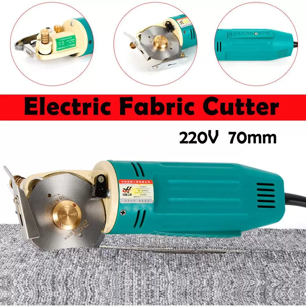 Mini Electric Rotary Fabric Cutter Portable Fabric Cutter for Clothes Shoes Hats