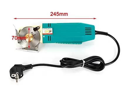 Mini Electric Rotary Fabric Cutter Portable Fabric Cutter for Clothes Shoes Hats