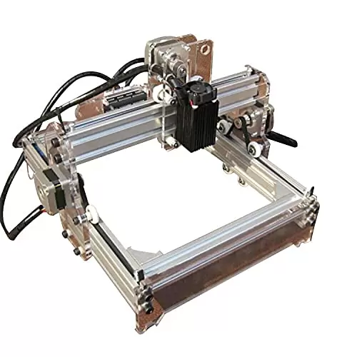 12V USB Desktop Laser Engraving Machine for Leather Plastic 20x17cm 500mW DIY Printer Logo Marking