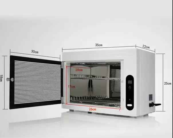 UV Sterilizer Three Timing Modes 360° UV and Ozone for Salon Sterilizers Disinfection Cabinet with Ozone and Ultraviolet Rays Microcomputer Control UV Sterilizer Three Timing Modes 360° UV and Ozone for Salon Sterilizers Disinfection Cabinet with Ozone and Ultraviolet Rays Microcomputer Control