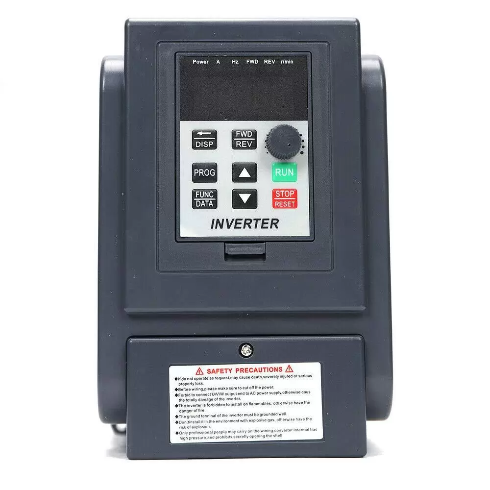 5A 220V AC Frequency Converter VSD Motor VFD Converter 0.75kW Speed Controller for Single Phase Motor
