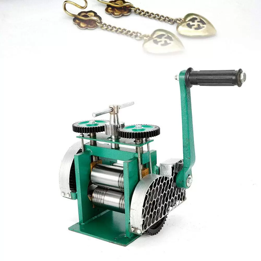 Manual jewelry roller machine - manual jewelry combining mechanism - tool for jewelry making and jewelry repair