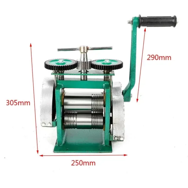 Manual jewelry roller machine - manual jewelry combining mechanism - tool for jewelry making and jewelry repair