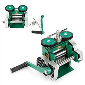 Manual jewelry roller machine - manual jewelry combining mechanism - tool for jewelry making and jewelry repair