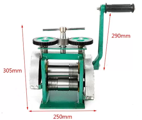 Manual jewelry roller machine - manual jewelry combining mechanism - tool for jewelry making and jewelry repair