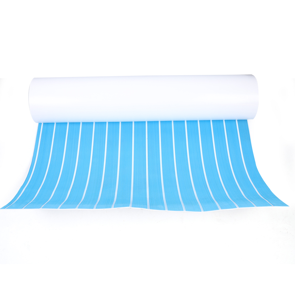240x90x0.6cm Non-Slip Foam Teak Floor Mat Floor Mat Motorhome Boat Deck Yacht Floor