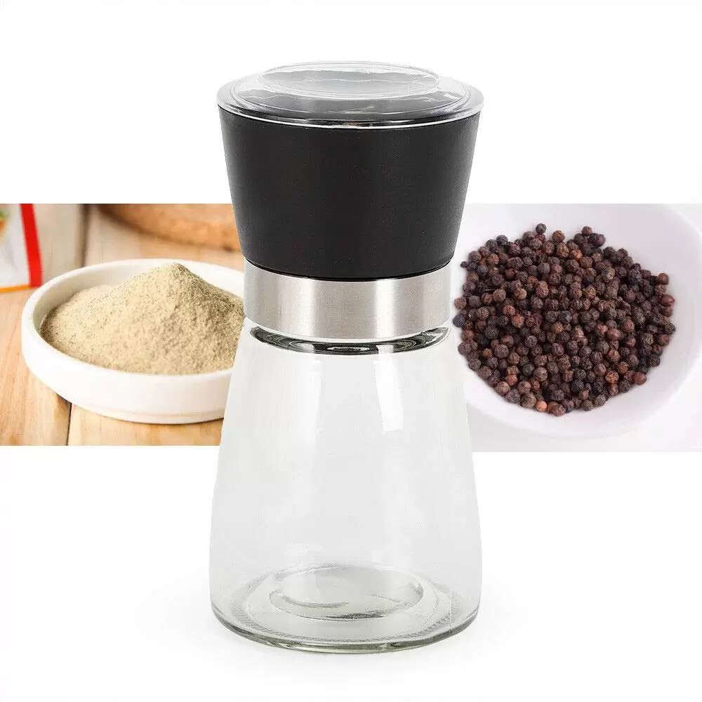 Ceramic Pepper, Salt and Spice Grinder with Adjustable Ceramic Grinder - Unfilled and Refillable