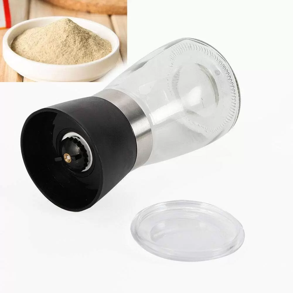 Ceramic Pepper, Salt and Spice Grinder with Adjustable Ceramic Grinder - Unfilled and Refillable Ceramic Pepper, Salt and Spice Grinder with Adjustable Ceramic Grinder - Unfilled and Refillable