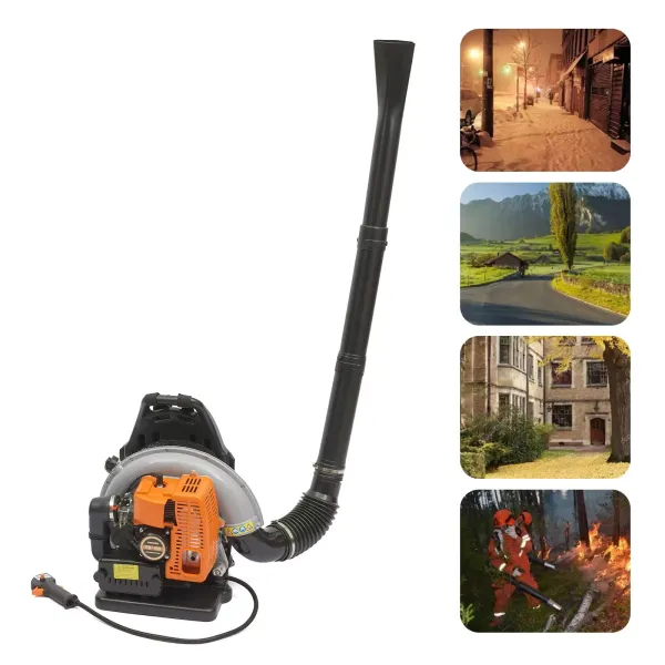 2 Stroke 3.6HP 65CC Portable Petrol Leaf Blower Blower Leaf Blower Blower 37.2*33*54 cm PP Material 63CC Two-stroke Engine 2 Stroke 3.6HP 65CC Portable Petrol Leaf Blower Blower Leaf Blower Blower 37.2*33*54 cm PP Material 63CC Two-stroke Engine