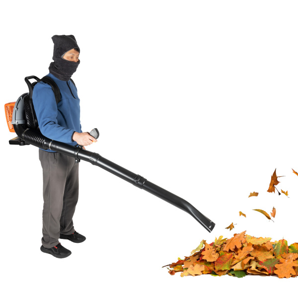 2 Stroke 3.6HP 65CC Portable Petrol Leaf Blower Blower Leaf Blower Blower 37.2*33*54 cm PP Material 63CC Two-stroke Engine
