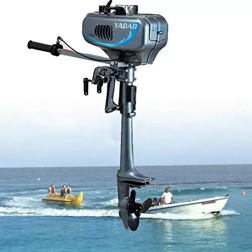 2.5 kW Outboard Engine Tiller Shaft Sailboat Engine Water Cooling System 2 Stroke 3.5 HP Outboard Motor Inflatable Fishing Boat Engine Water Cooling CDI